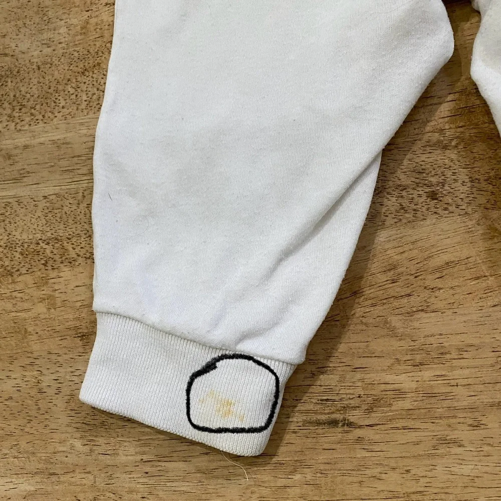 Vintage Ralph Lauren Infant Sz M (6-12m) White Soft Cotton‎ Polo Coverall